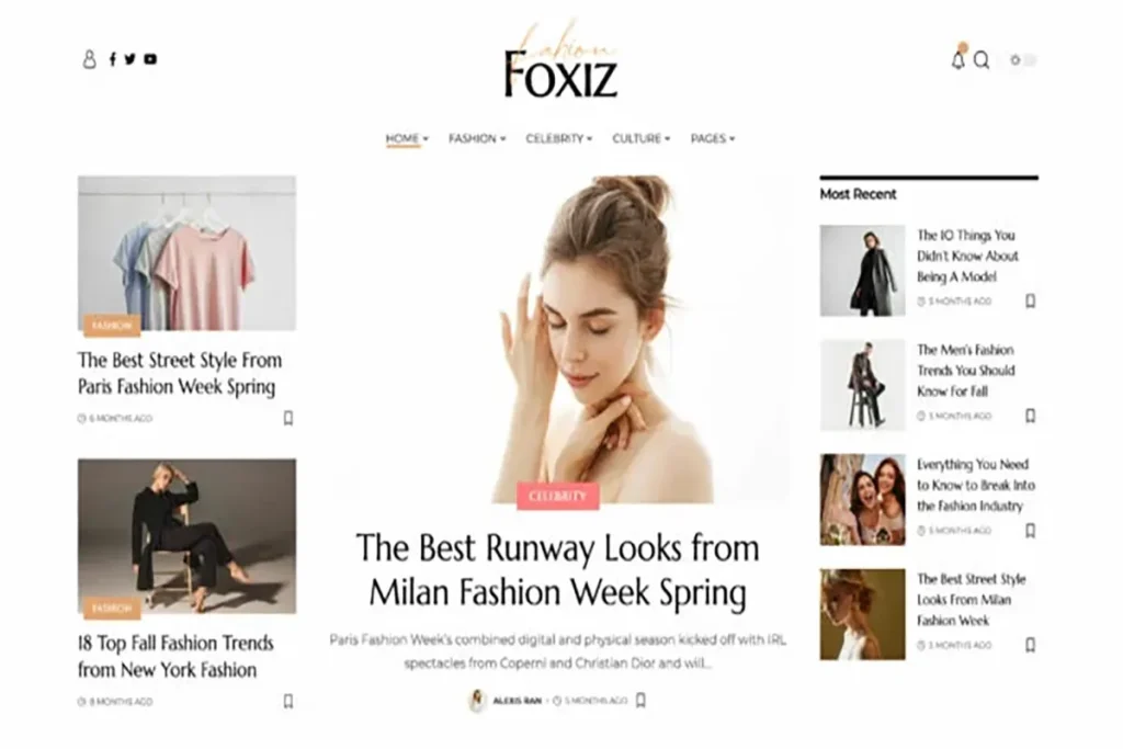 قالب foxis