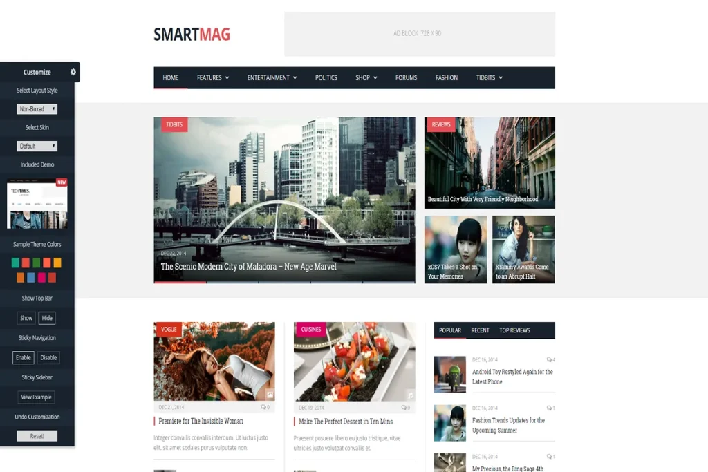 قالبsmartmag
